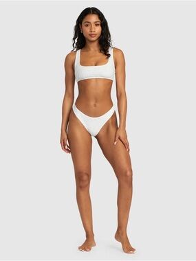 RVCA Women's Palm Grooves Bralette Bikini Top